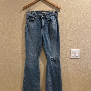 Levi's Flare Jeans in Classic Blue